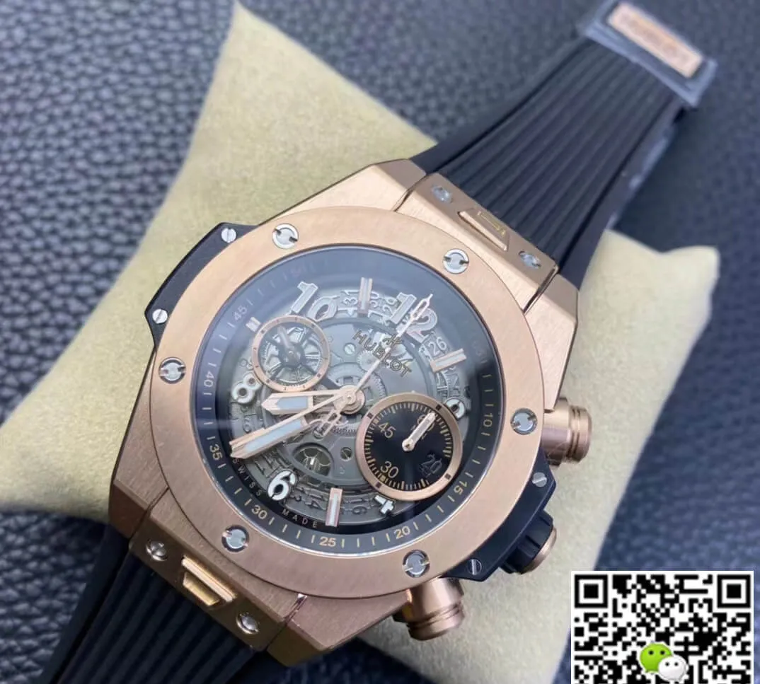 Hublot Big Bang 421.OX.1180.RX ZF Factory 1:1 Best Edition Replica Watch Rubber Strap